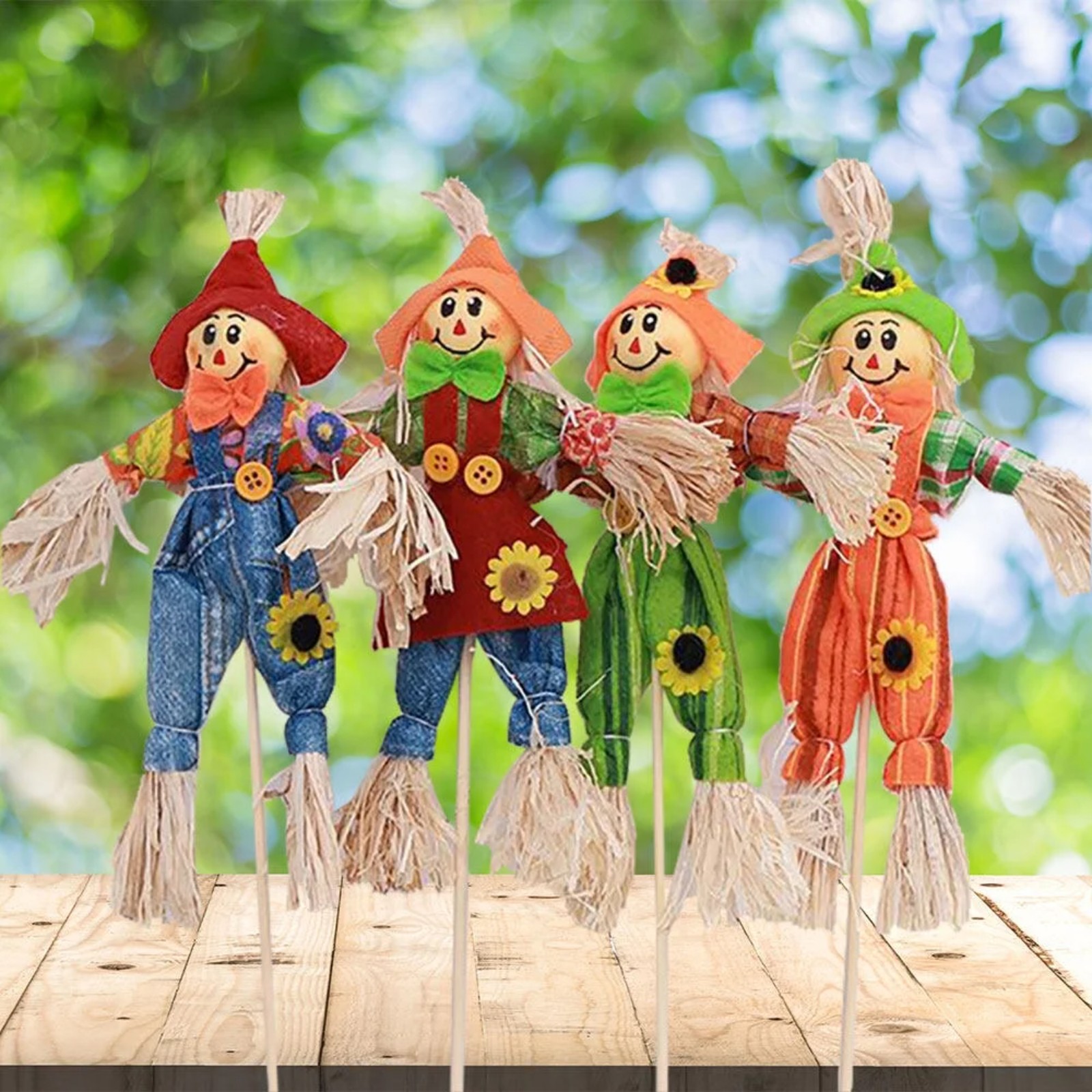 Interior Design Kitchen - Halloween Scarecrow Decoration Cute Rural Small