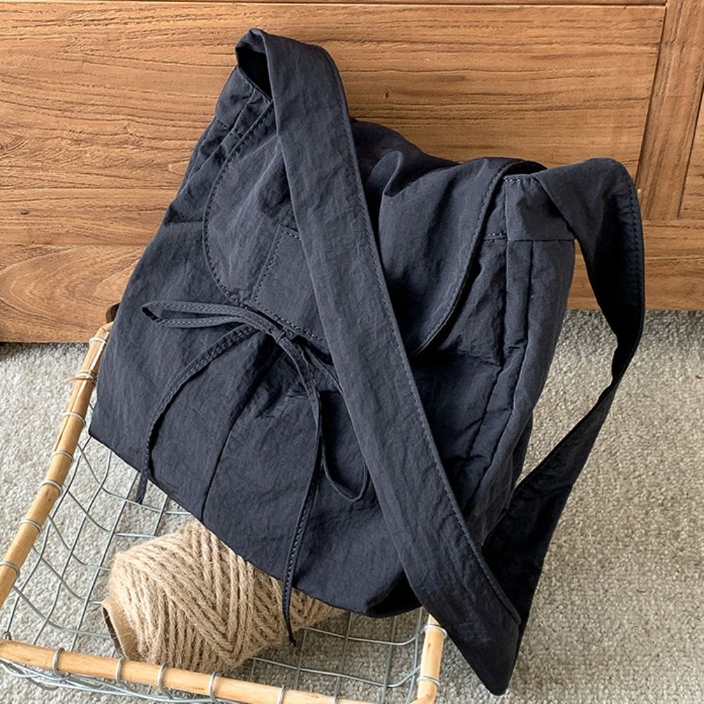 Interior Design Korean Style - Korean Style Flap Nylon Bow Crossbody