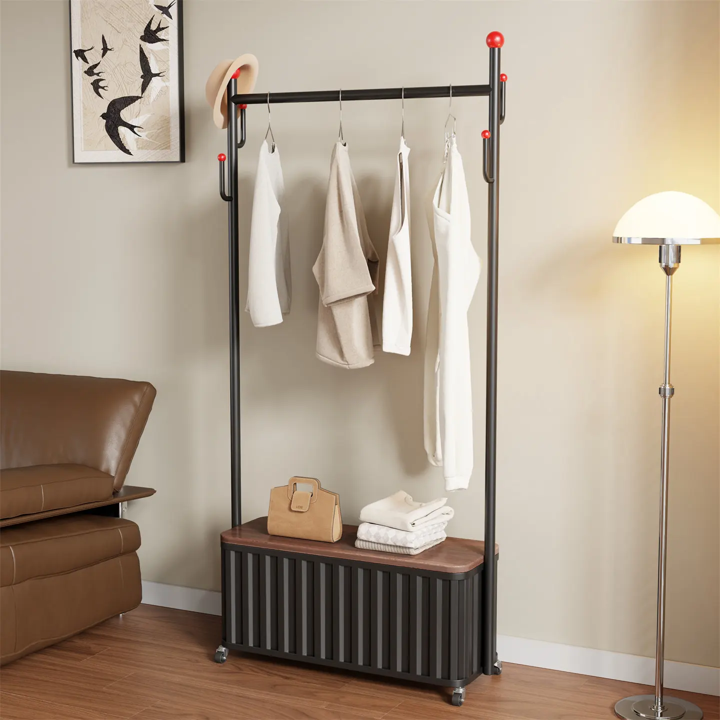 Interior Design Luxury Living Room - Luxury Modular Coat Rack Retro Living