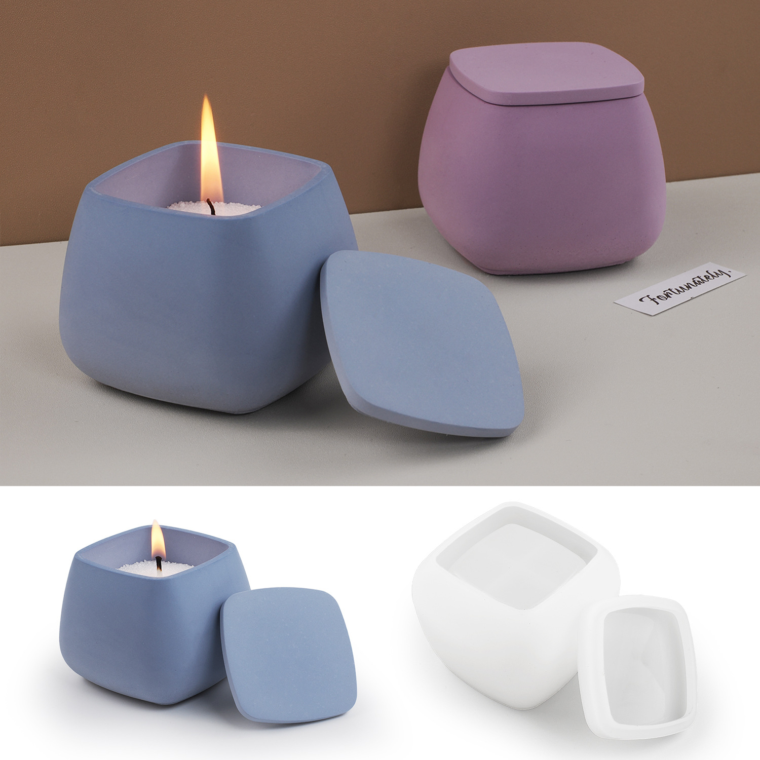 DIY Epoxy Cement Plaster Silic - Ceramic Candle Vessel recension och pris