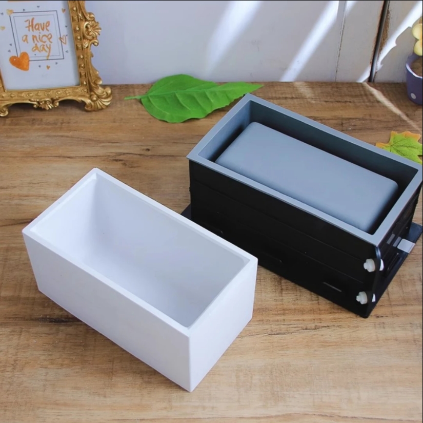 Large Rectangle Flower Pot Sil - Terrazzo Pot Cement recension och pris