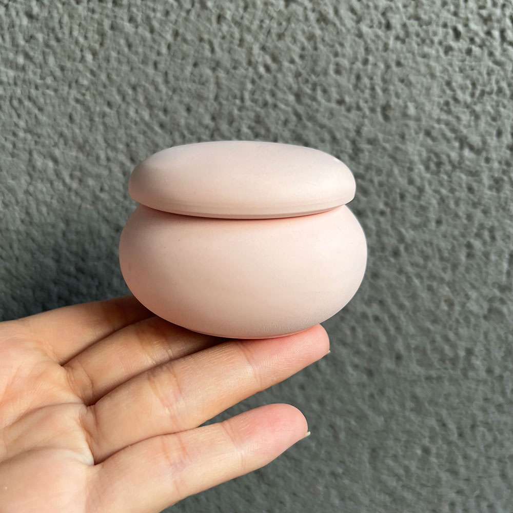 Round Storage Box Silicone Mol - Ceramic Candle Vessel recension och pris