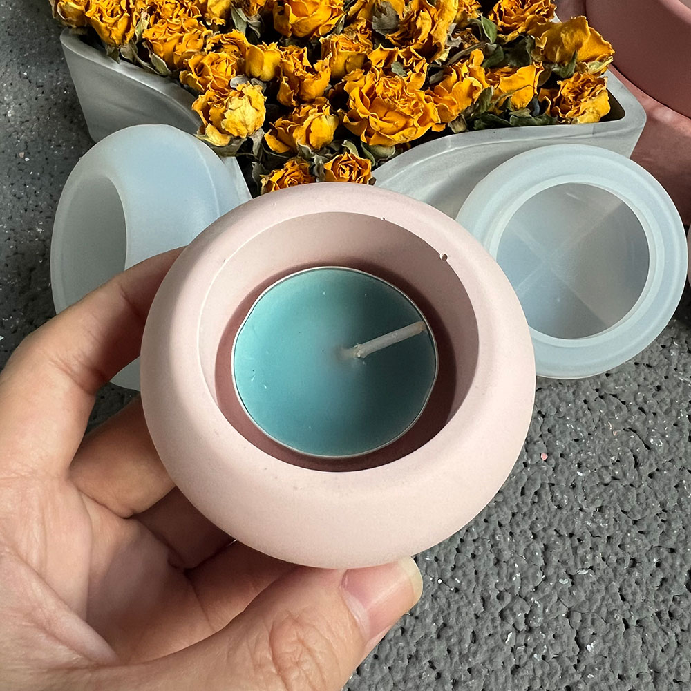 Round Storage Box Silicone Mol - Ceramic Candle Vessel recension och pris