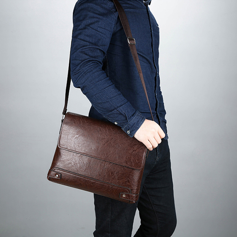 Briefcase For Men PU Leather T - Interior Design Journal recension och pris