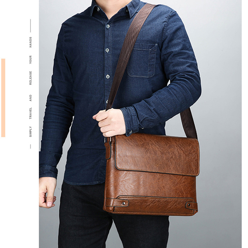 Briefcase For Men PU Leather T - Interior Design Journal recension och pris
