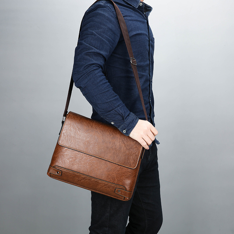 Briefcase For Men PU Leather T - Interior Design Journal recension och pris