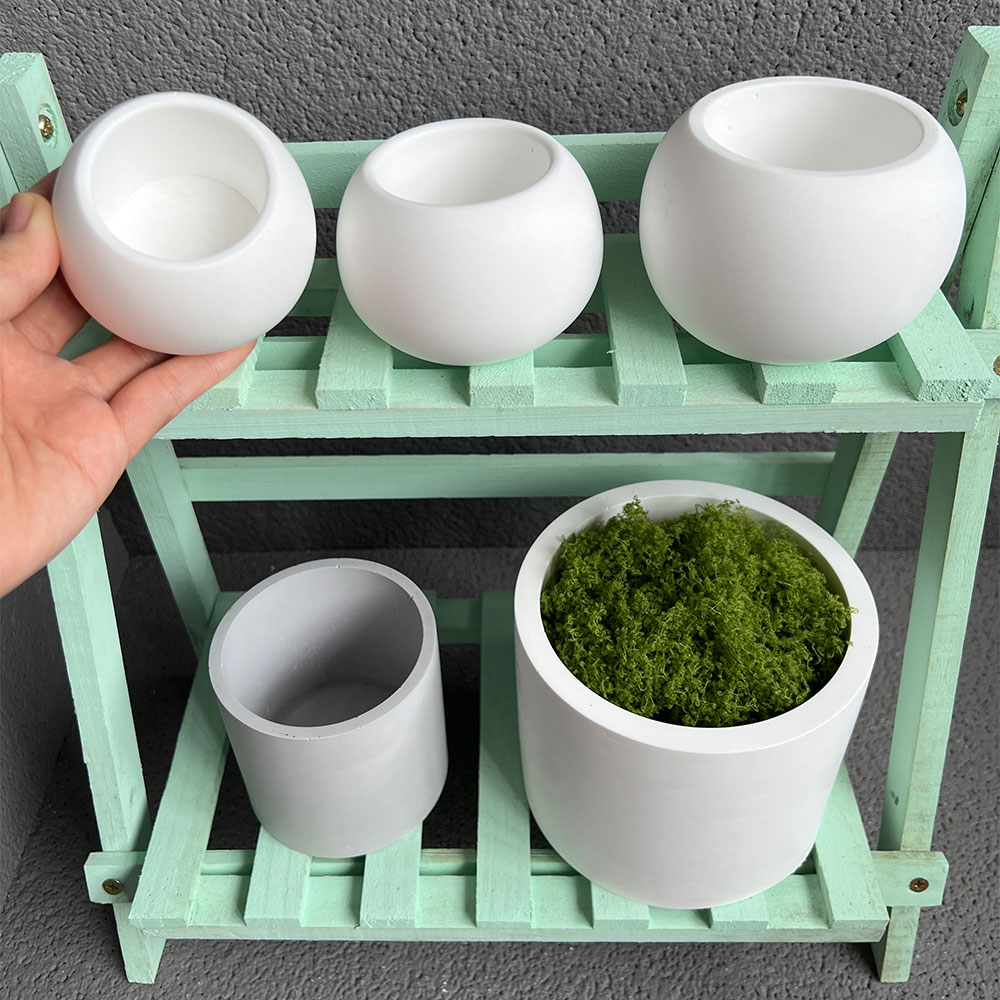 Cement Plant Pot Concrete Mold - Terrazzo Pot Cement recension och pris