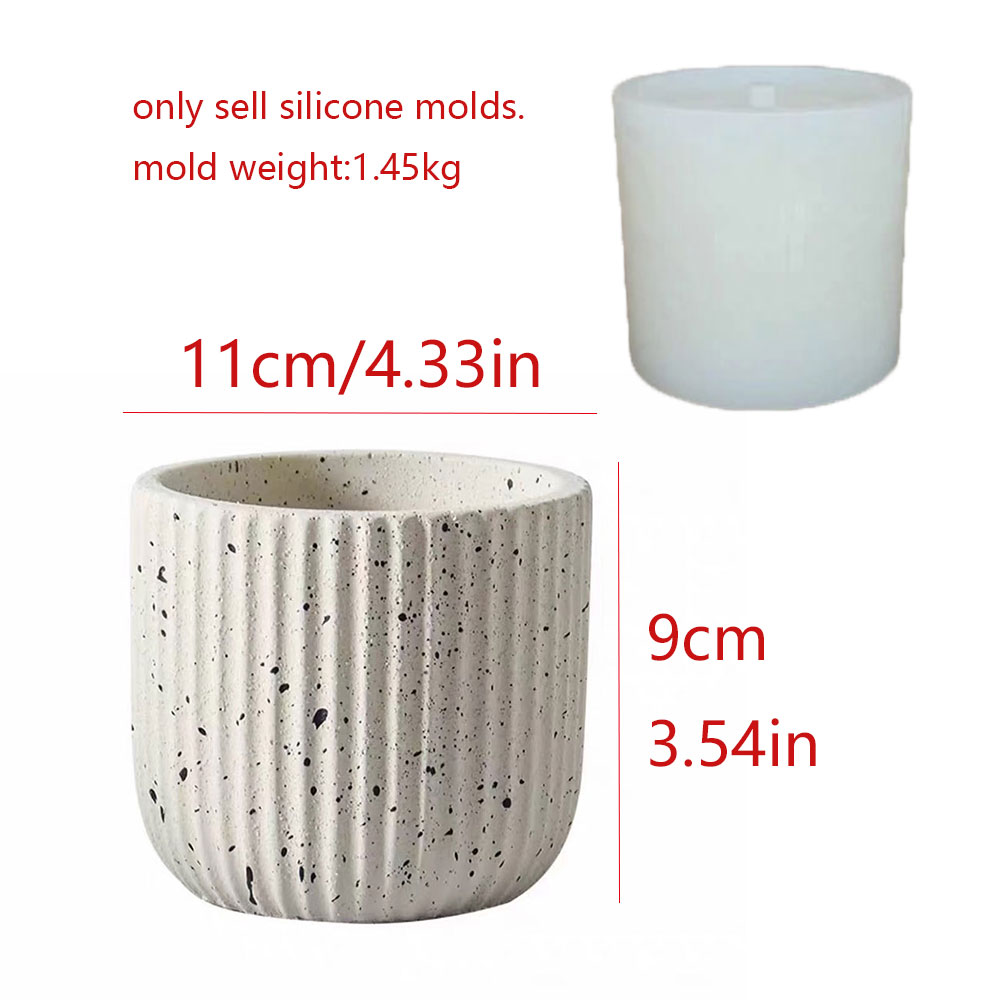 Minimalist Stripe Terrazzo Con - Terrazzo Pot Cement recension och pris