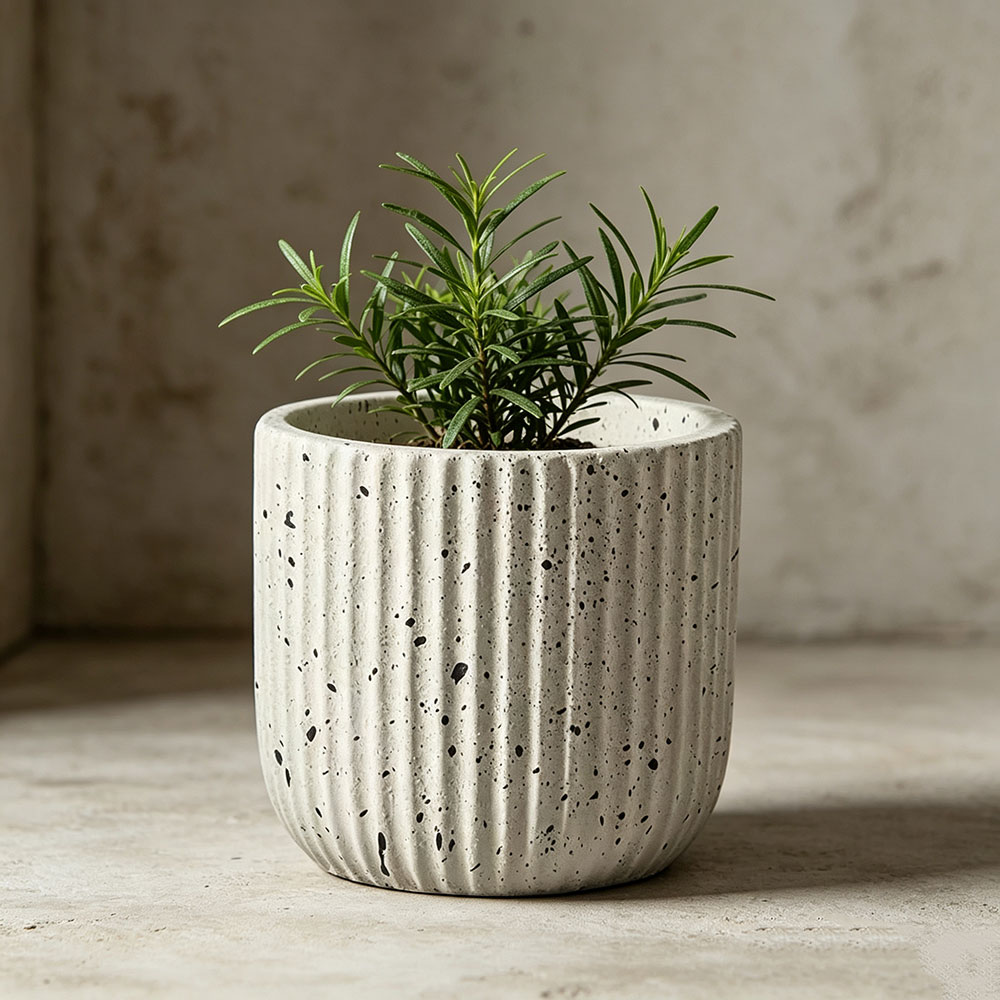 Minimalist Stripe Terrazzo Con - Terrazzo Pot Cement recension och pris