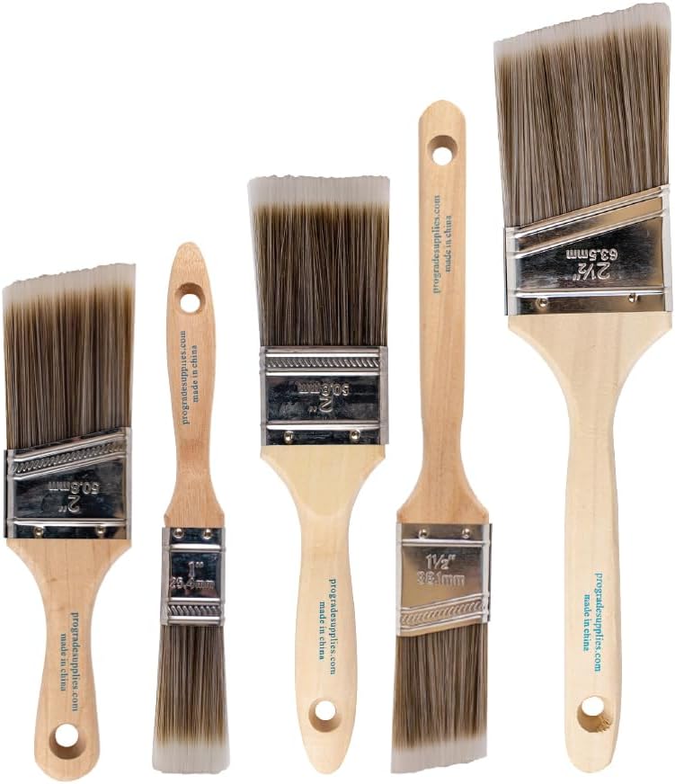 5-Piece Paint Brush Set, Flat  - Interior Design Drawing recension och pris