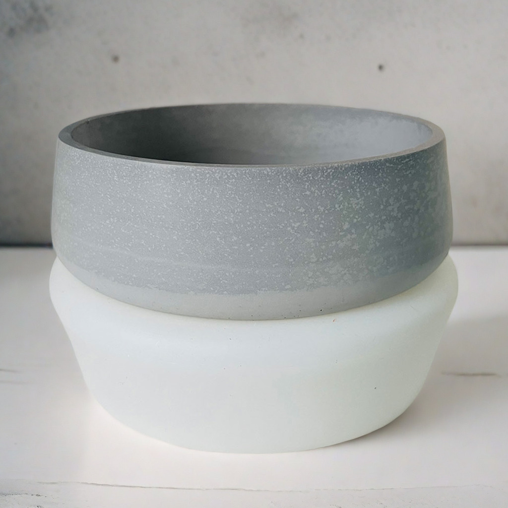 Large Bowl Flower Pot Silicone - Terrazzo Pot Cement recension och pris