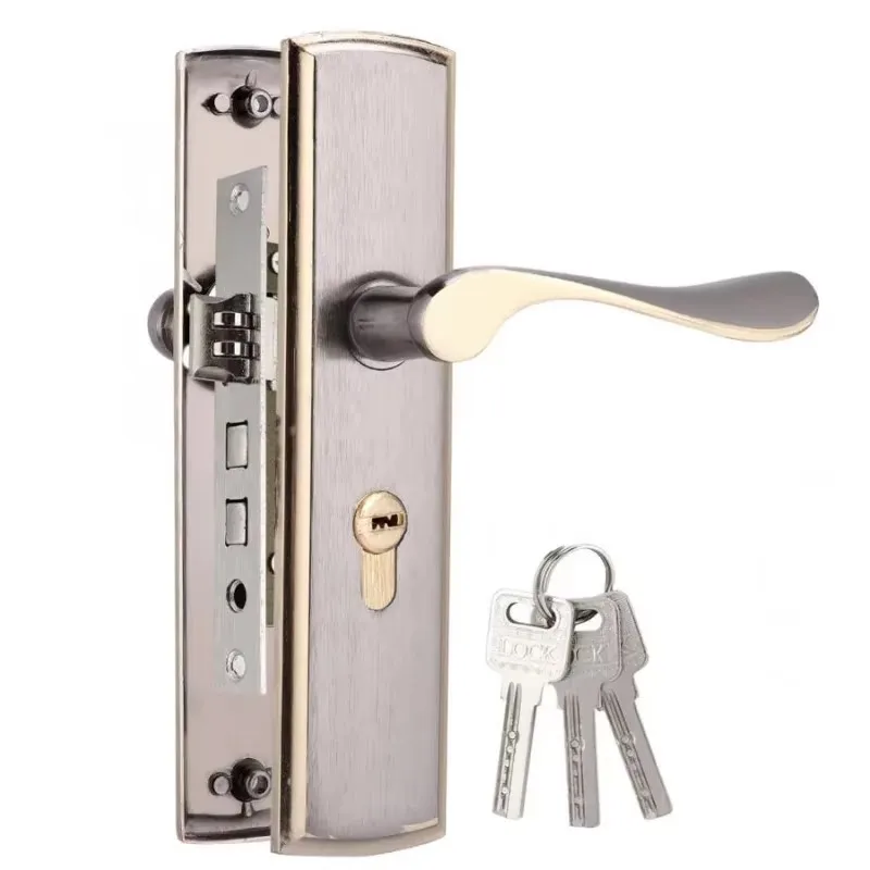 Gold Door Handle Lock Silent H - Interior Design Kitchen recension och pris