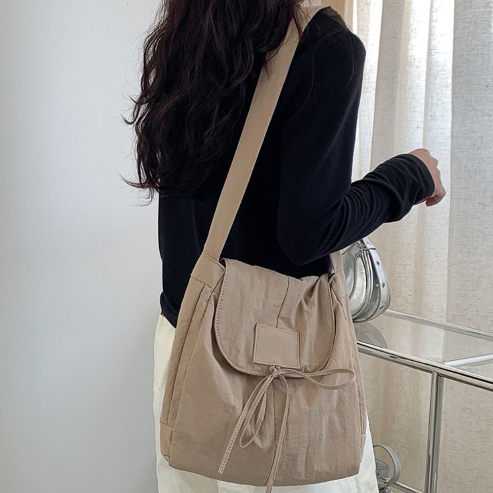 Korean Style Flap Nylon Bow Cr - Interior Design Korean Style recension och pris
