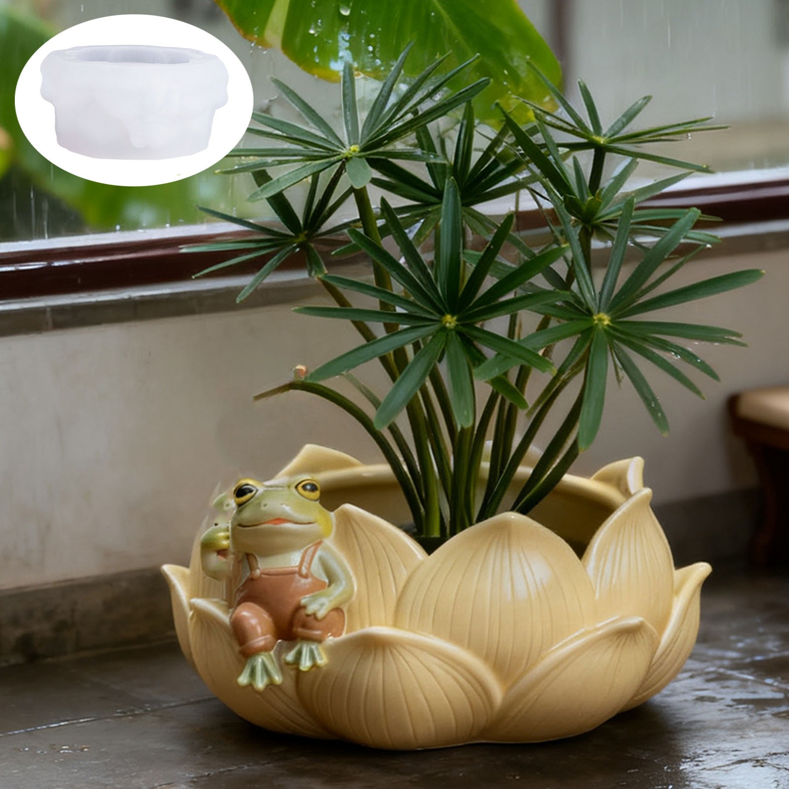 Plant Flower Pot Mold Flexible - Ceramic Candle Vessel recension och pris