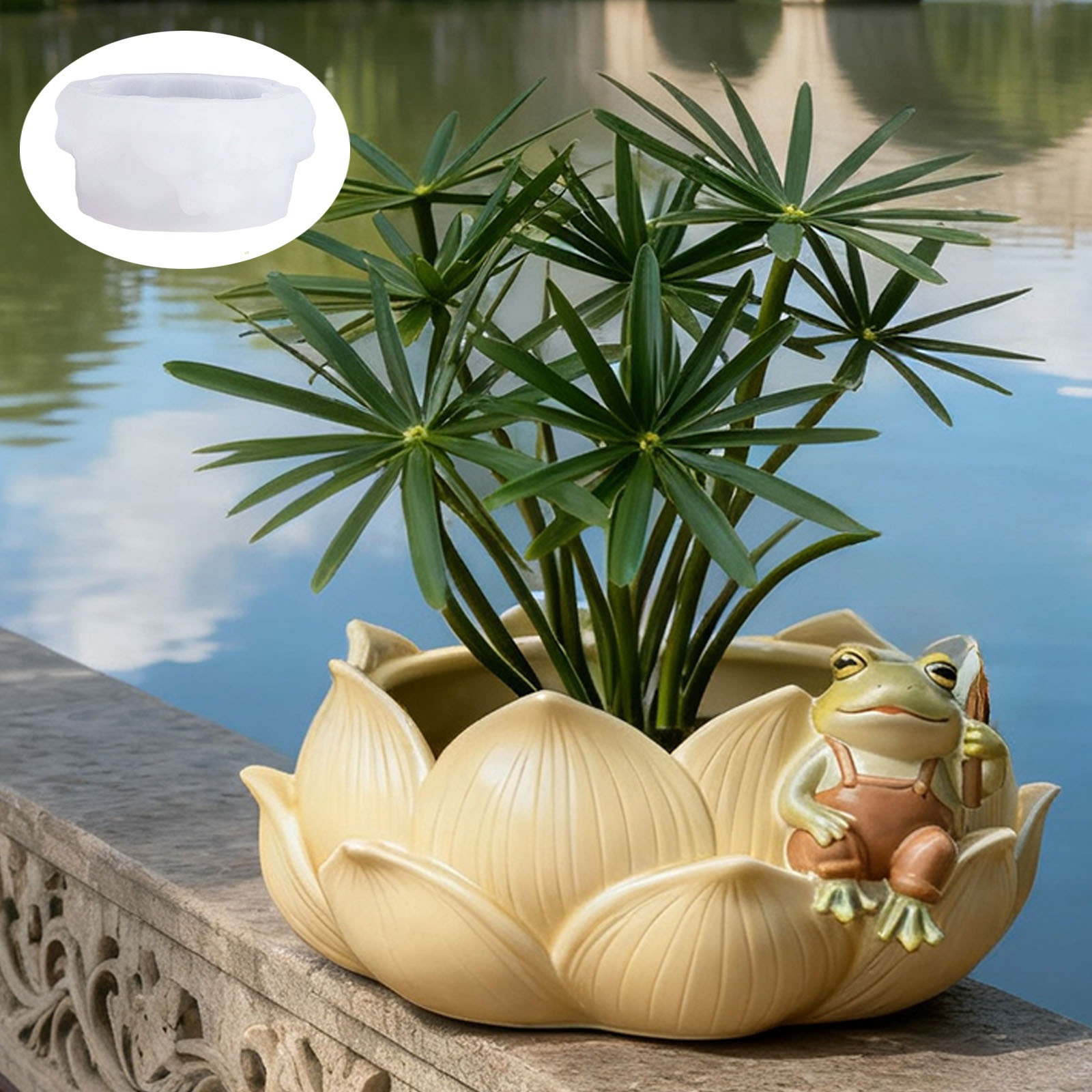 Plant Flower Pot Mold Flexible - Ceramic Candle Vessel recension och pris