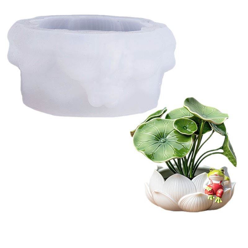 Plant Flower Pot Mold Flexible - Ceramic Candle Vessel recension och pris