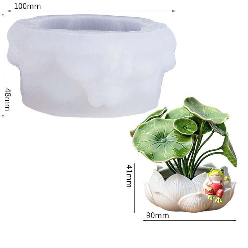 Plant Flower Pot Mold Flexible - Ceramic Candle Vessel recension och pris