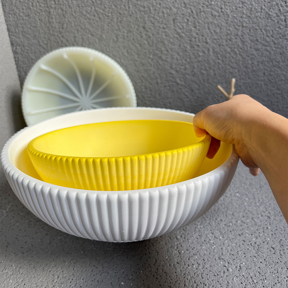 DIY Storage Bowl Gypsum Terraz - Terrazzo Pot Cement recension och pris