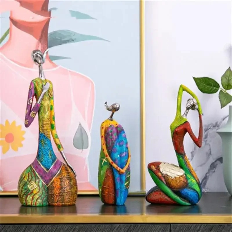 Painting Woman Resin Statue Fi - Interior Design Drawing recension och pris