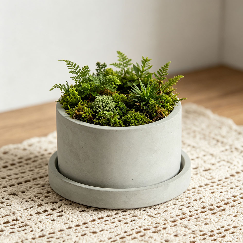Large Concrete Planter Mold Si - Terrazzo Pot Cement recension och pris