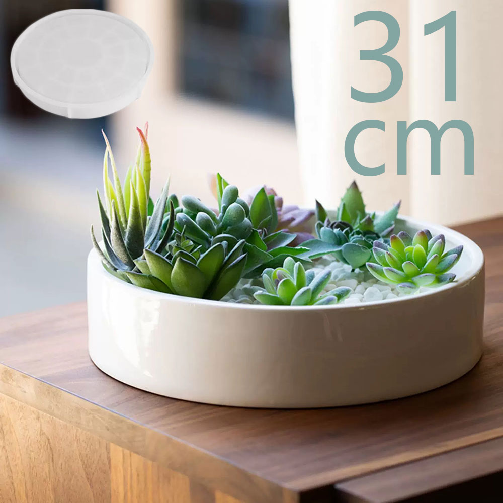31cm Round Cement Flower Pot S - Terrazzo Pot Cement recension och pris