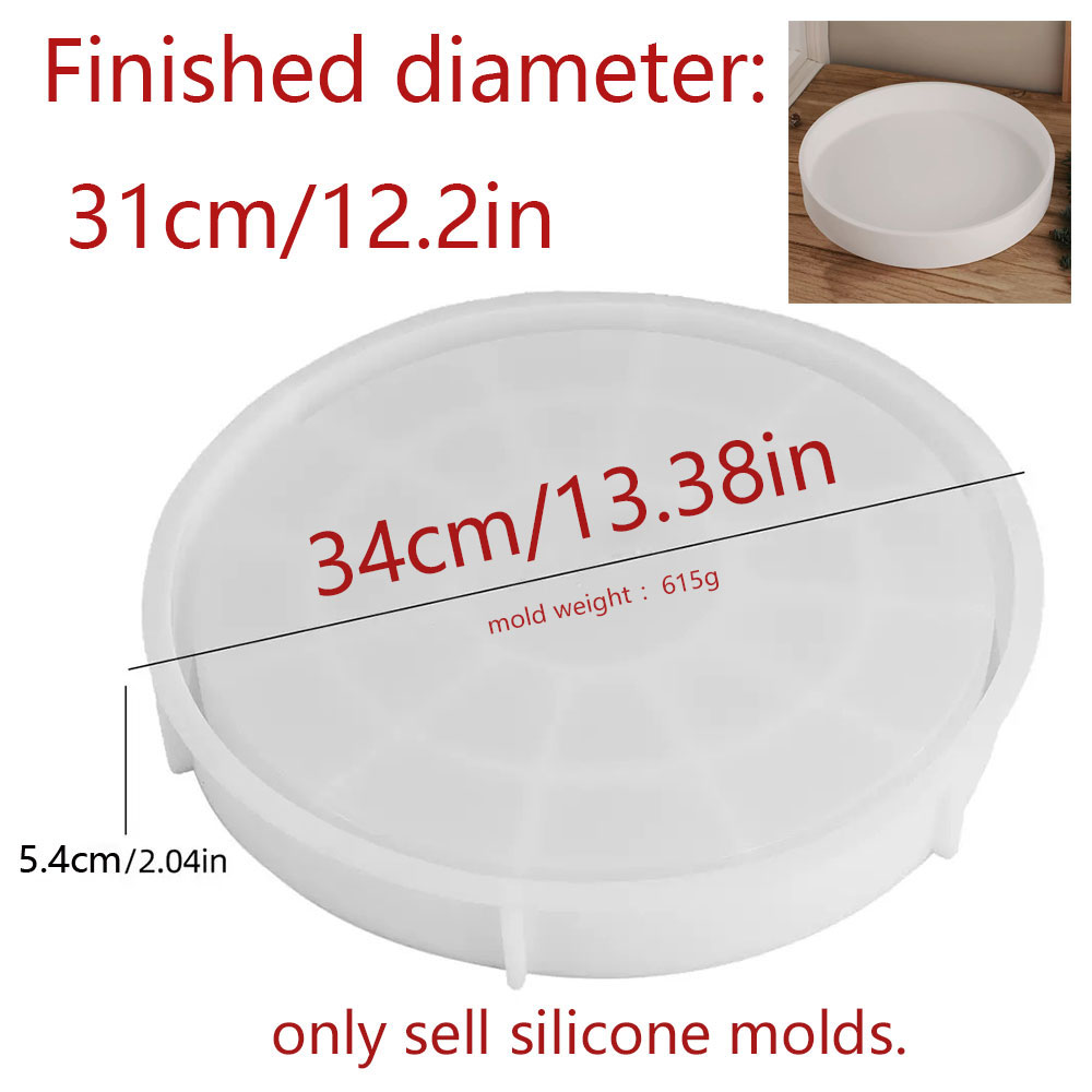 31cm Round Cement Flower Pot S - Terrazzo Pot Cement recension och pris