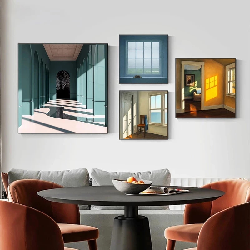 Nordic Window Outside Landscap - Interior Design Drawing recension och pris