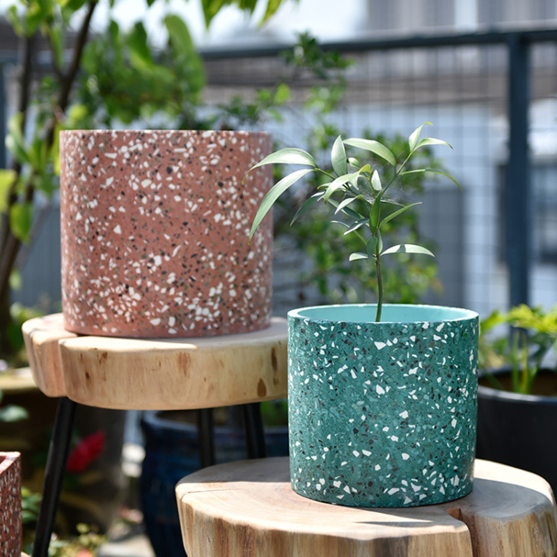Large Flower Pot Silicone Mold - Terrazzo Pot Cement recension och pris