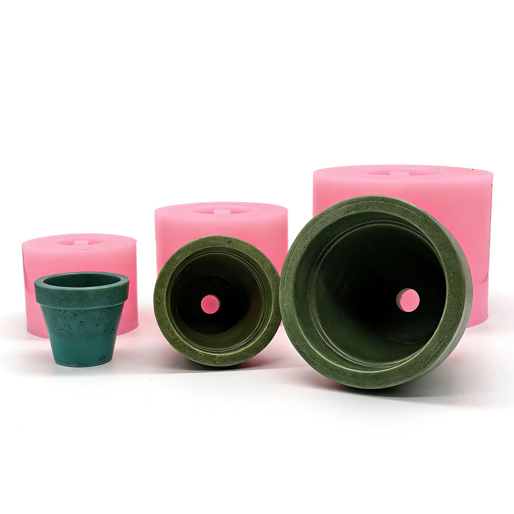 Mini Succulent Planter Silicon - Terrazzo Pot Cement recension och pris