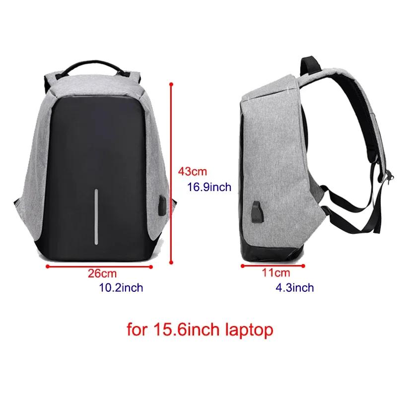 Anti-theft Backpack Bag 15.6 I - Interior Design Journal recension och pris