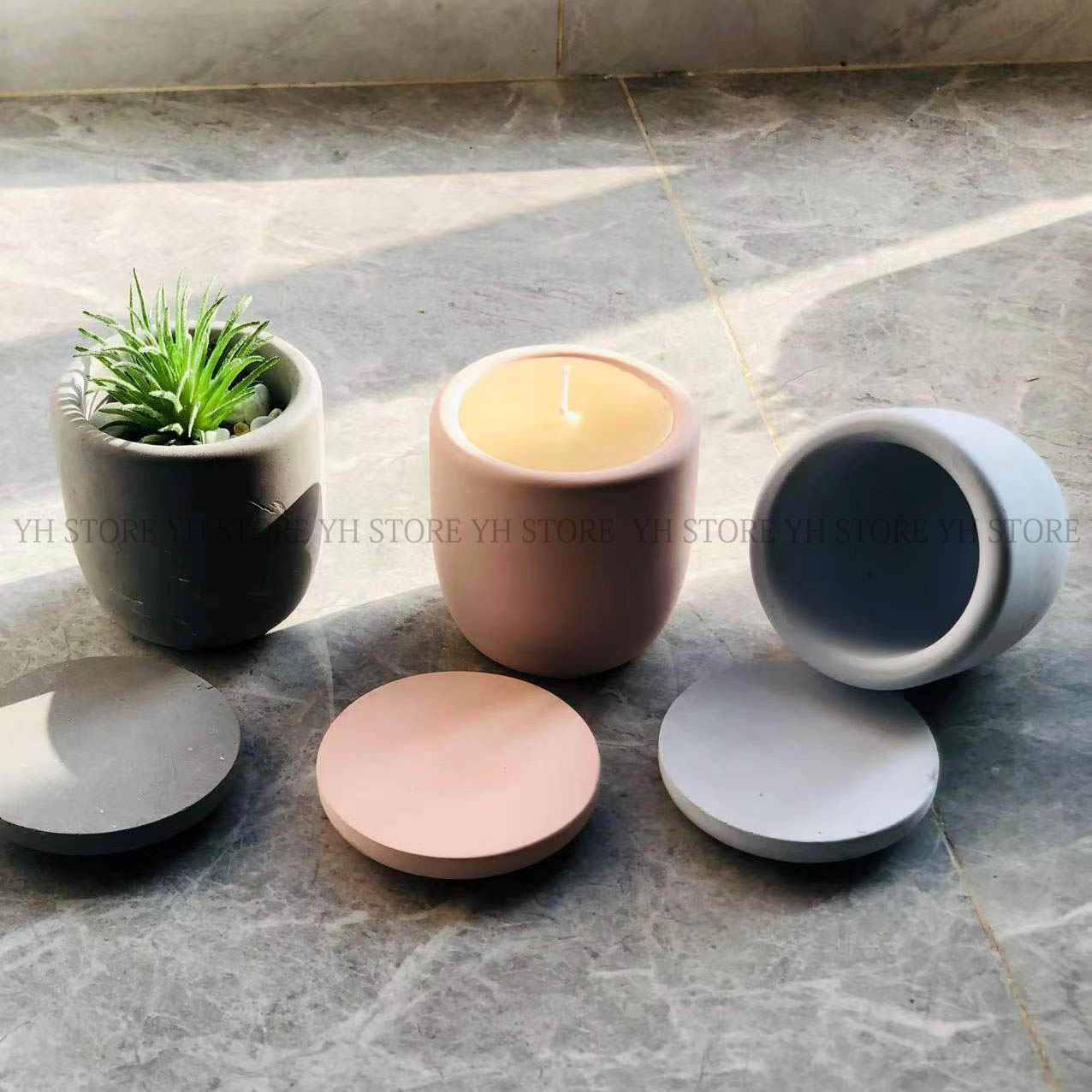 Cement Box Silicone Molds Terr - Terrazzo Pot Cement recension och pris