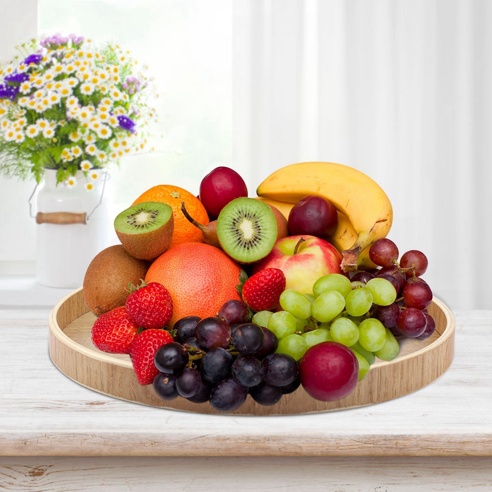 Wooden Serving Tray Tea Plate  - Interior Design Kitchen recension och pris