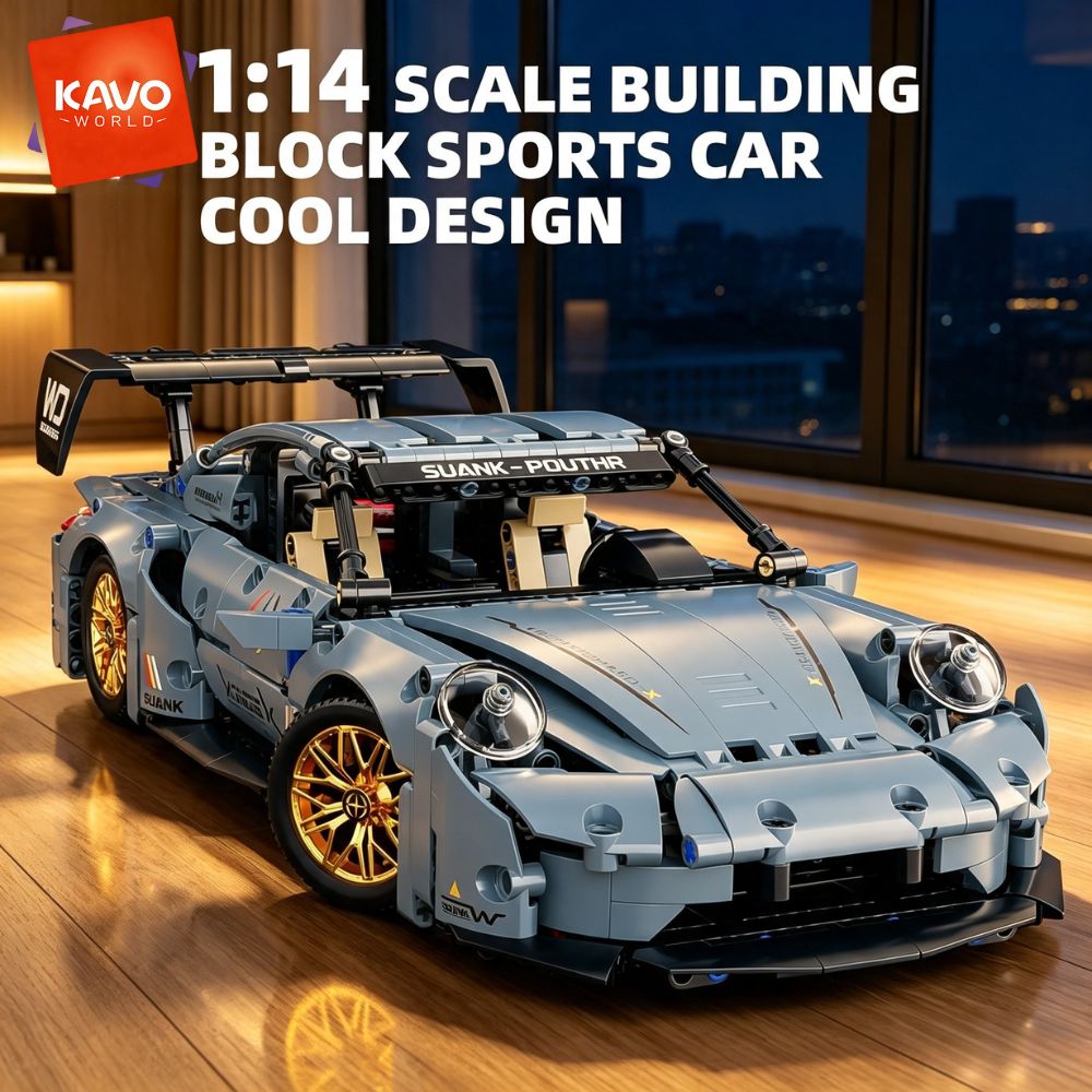KAVOWORLD 973pcs Cool Toys Bui - Interior Design Build recension och pris