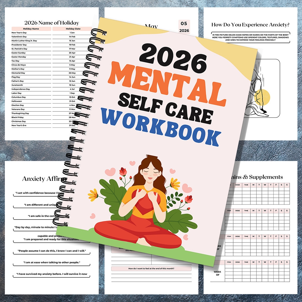1PC 2026 Mindful Mental Self-C - Interior Design Journal recension och pris